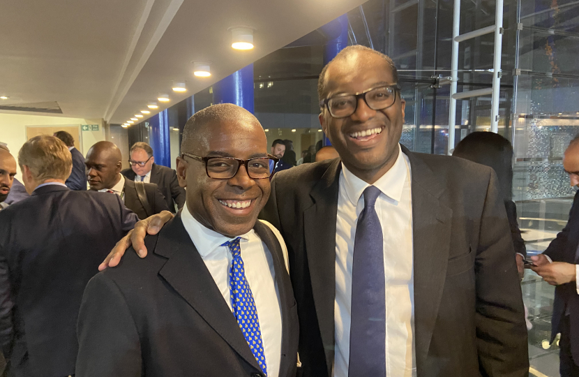 Sidney Yankson and ex Chancellor Kwasi Kwarteng