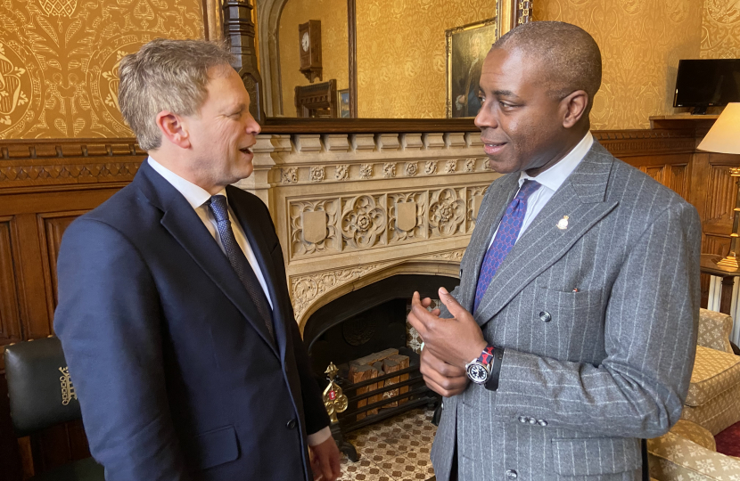 Sidney Yankson meets Secretary of State for Defence - Rt. Hon. Grant Shapps MP