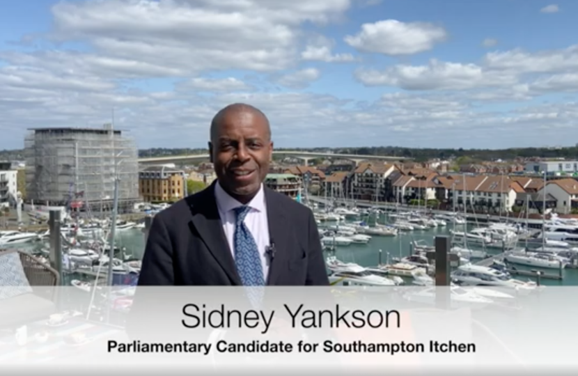 Sidney Yankson visits the Harbour Hotel to meet the general manager, Paul Bayliss, and other business owners