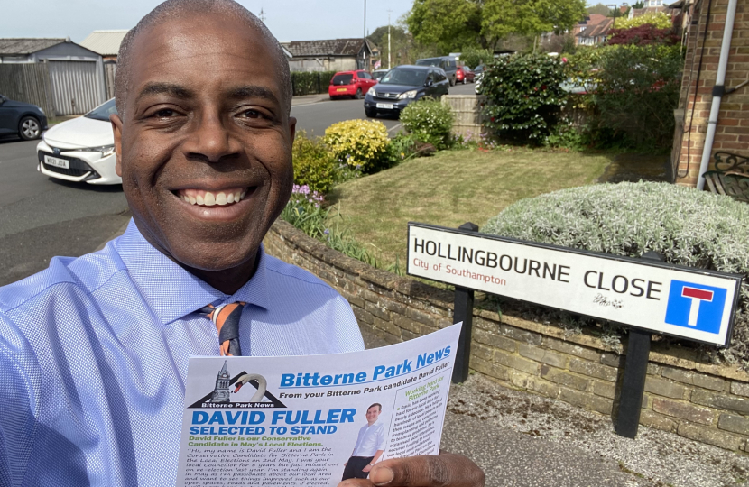 Sidney Yankson supporting David Fuller for Southampton City Council