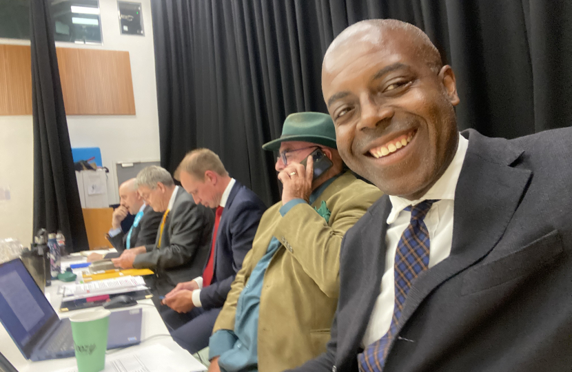 Sidney Yankson attended the hustings at Oasis Academy