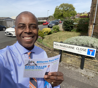 Sidney Yankson supporting David Fuller for Southampton City Council