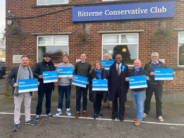 Sidney Yankson supporting local candidates and Donna Jones in the local council and police and crime commissioner elections on 2 May 2024