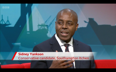 Sidney Yankson on BBC Politics South discusses how to improve the NHS, reduce the cost of living and tackle food security