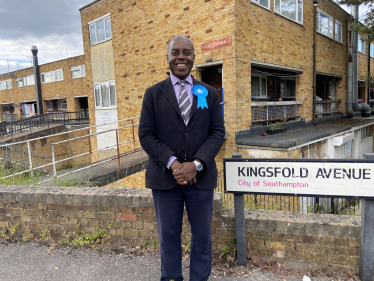 Sidney Yankson listening to residents about first time buyers 