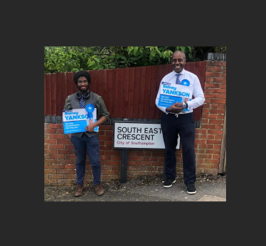 Sidney canvassing in Sholing and receiving lots of support from Reform voters